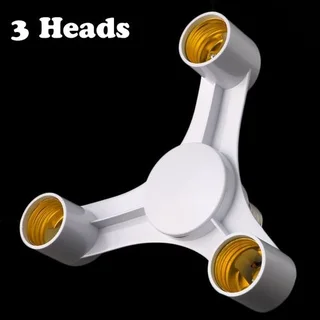3-In-1 Light Bulbs Socket Splitter Converter Adapter &amp; Lamp Holder E27 to 3x E27 Brand New Items