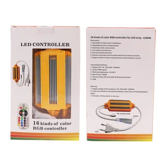 MultiColour RGB LED Controller With A Remote for 220V LED Strip/Neon Flex Light. Brand New Products.