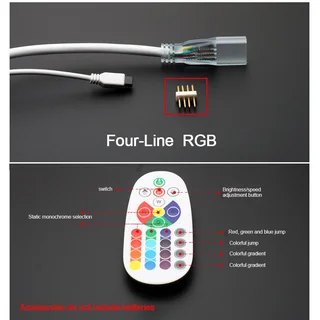 MultiColour RGB LED Controller With A Remote for 220V LED Strip/Neon Flex Light. Brand New Products.
