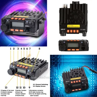 Vehicle 2-Way Radios. KT8900 Dual Band Transceivers, Walkie Talkie Ham Radios. Brand New Products.