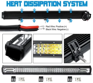468W LED Tri-Row 7D Reflector Light Bar with Combo Cool White Beam. Very Bright. Brand New Products.