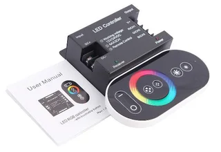 Touch Remote Wireless RGB LED Controller Latest Advanced Version for 12V and 24V. Brand New Products