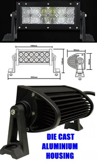 36W LED 5D Lens Light Bar Spot Light with Combo Beam DC10V~32V. Special Offer. Brand New Products.