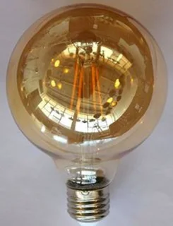 Novelty and Unique LED Light Bulbs. Filament LED Vintage G95 Design. Warm White. Brand New Products.