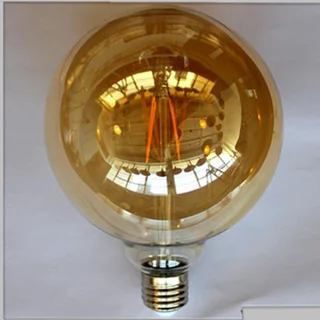 Unique and Novelty LED Light Bulbs: Filament LED Vintage G125 Design. Warm White. Brand New Products
