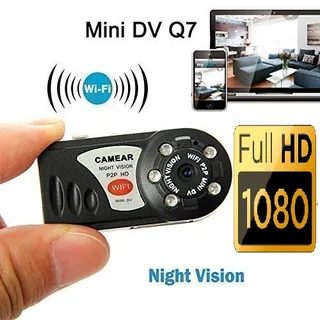 WiFi Mini Hidden Spy Camera, Portable NVR WiFi Q7 P2P Miniature Spy DVR Camera. Brand New Products.