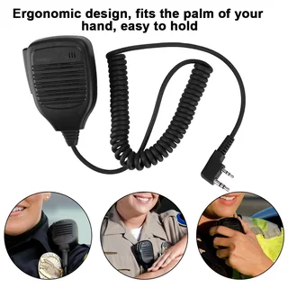 Hand Held Clip-On Shoulder Speaker Mic Microphone PTT for Walkie Talkies. Brand New Products.