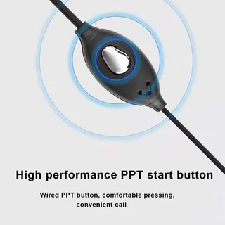 Earpiece Headset (Singles) PTT for Two-Way Walkie Talkie Radios, Transceivers. Brand New Products.