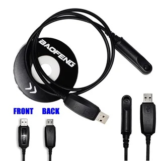 USB Programming Cable plus CD For Two-Way Walkie Talkie Ham Radios, Transceivers. Brand New Items.