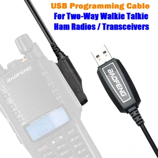 USB Programming Cable plus CD For Two-Way Walkie Talkie Ham Radios, Transceivers. Brand New Items.
