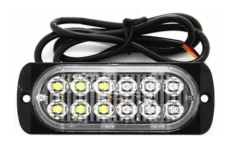 Green LED Strobe Flash Cluster Grille Bumper Side Marker Lights Double Row 12V/24V. Brand New Units.