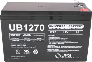 Assorted 12V 7Ah Brand New Maintenance Free Rechargeable Battery. Brand New Products.