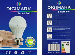 Emergency LED Light Bulbs Smart Intelligent Loadshedding Solution 20W B22. Brand New Products.