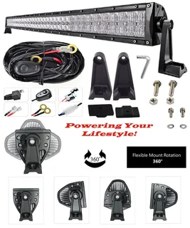 LED Light Bar: 240W 10~32V Hi-Power LED Auto Light Bar Plus Wire Harness Kit. Brand New Products.