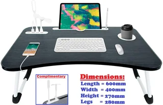 Laptop Table Stand with USB  Ports plus MORE. Large Ergonomic Design Foldable, Durable. NEW Products