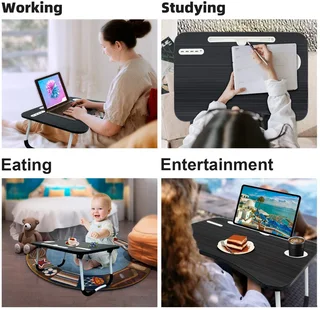 Laptop Table Stand with USB  Ports plus MORE. Large Ergonomic Design Foldable, Durable. NEW Products