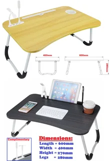 Laptop Table Stand with USB  Ports plus MORE. Large Ergonomic Design Foldable, Durable. NEW Products