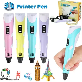 Intelligent 3D Pen With LED Display, Compatible PLA, ABS Filaments, Ideal Arts and Crafts Gift. NEW