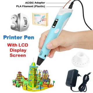 Intelligent 3D Pen With LED Display, Compatible PLA, ABS Filaments, Ideal Arts and Crafts Gift. NEW