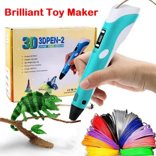Intelligent 3D Pen With LED Display, Compatible PLA, ABS Filaments, Ideal Arts and Crafts Gift. NEW