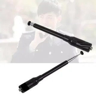 SMA-F Female UHF Band Telescopic Antenna for Baofeng Walkie Talkies, Ham Radios, Transceivers. NEW