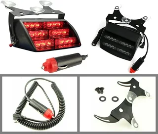 Red LED Windscreen Emergency Vehicle Flash/Warning Dashboard Light. Brand New Products.