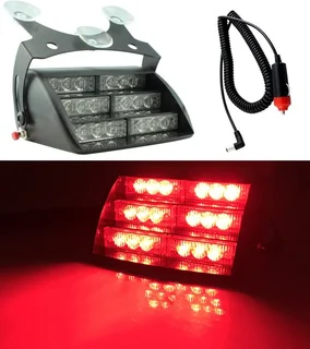 Red LED Windscreen Emergency Vehicle Flash/Warning Dashboard Light. Brand New Products.
