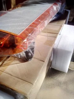 LED Strobe Flash Lights in Orange Yellow Amber for Vehicle Roof Tops. Brand New Products.