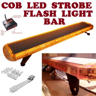LED Strobe Flash Lights in Orange Yellow Amber for Vehicle Roof Tops. Brand New Products.