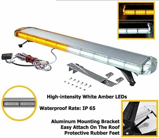 LED Strobe Flash Lights in Orange  Amber Yellow and White for Vehicle Roof Tops. Brand New Products.