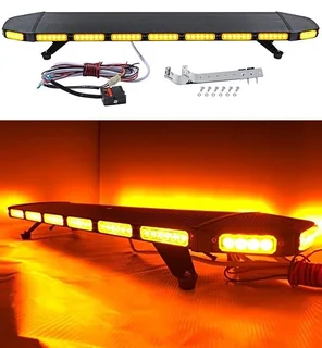 LED Strobe Flash Light Stealth Slim Design Vehicle Roof Top Bracket Mount Black Aluminium Brand New.