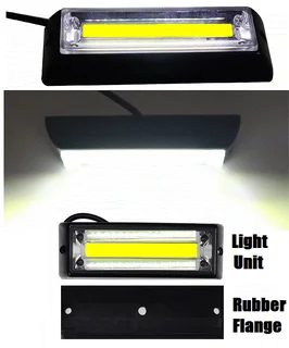 Cool White COB LED Flash Strobe Grille Bumper Running Board Cluster Lights 12V. Brand New Products.