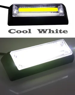 Cool White COB LED Flash Strobe Grille Bumper Running Board Cluster Lights 12V. Brand New Products.
