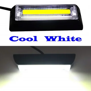 Cool White COB LED Flash Strobe Grille Bumper Running Board Cluster Lights 12V. Brand New Products.