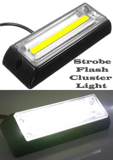 Cool White COB LED Flash Strobe Grille Bumper Running Board Cluster Lights 12V. Brand New Products.