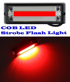 Bright Red COB LED Flash Strobe Grille Bumper Running Board Cluster Lights 12V. Brand New Products.