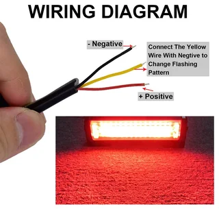 Bright Red COB LED Flash Strobe Grille Bumper Running Board Cluster Lights 12V. Brand New Products.