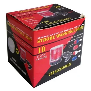 LED Magnetic Strobe Flash Beacon Light GREEN. Round Shape with Magnetic Base. Brand New Products.