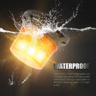 Orange Amber Yellow LED Magnetic Strobe Flash Beacon Light.  Round Magnetic Base. Brand New Products