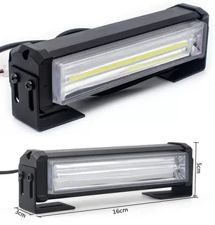 Cool White COB LED Grille Bumper Side Cluster Flash Strobe Lights 12V. Super Bright Brand New.