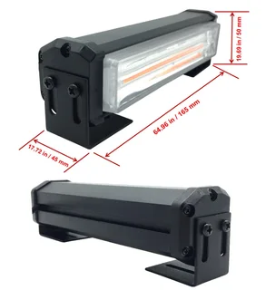 Amber Orange Yellow COB LED Grille Bumper Side Cluster Flash Strobe Lights 12V. Stunning NEW Items.