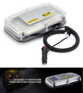 RED High Intensity COB LED Strobe Flash Roof Top Light. Magnetic Mount Base. Brand New Products.