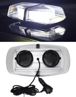 Cool White Flash Strobe Light Magnetic Mount High Intensity COB LED Version. Brand New Products.