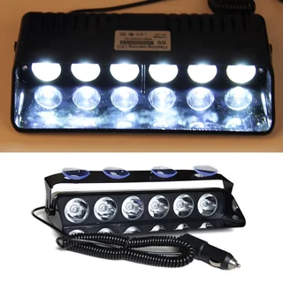 LED Vehicle Windscreen Flash Strobe Dashboard Windshield Cool White Dash Light. Brand New Products.