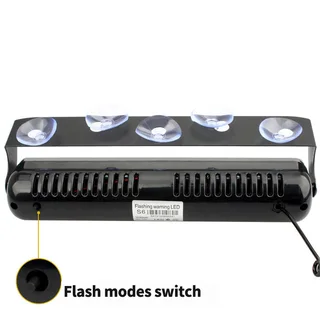 LED Vehicle Windscreen Flash Strobe Dashboard Windshield Cool White Dash Light. Brand New Products.