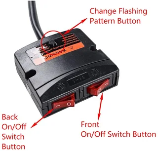 Red COB LED Vehicle Roof Top Strobe Flash Emergency Warning Light Bar. Very Bright Brand New Product