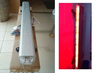 Red COB LED Vehicle Roof Top Strobe Flash Emergency Warning Light Bar. Very Bright Brand New Product