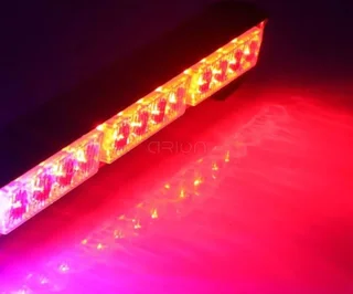 RED LED Strobe Vehicle Windscreen Flash Dashboard Light with 3 Modes. Brand New Products.