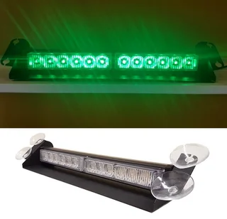 LED Vehicle Windscreen Flash Strobe Dashboard Windshield Light. GREEN Dash Light. Brand New Products