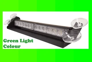 LED Vehicle Windscreen Flash Strobe Dashboard Windshield Light. GREEN Dash Light. Brand New Products